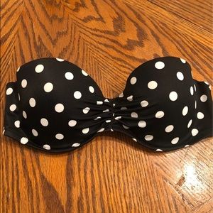 Victoria’s Secret black and white polka dot bra